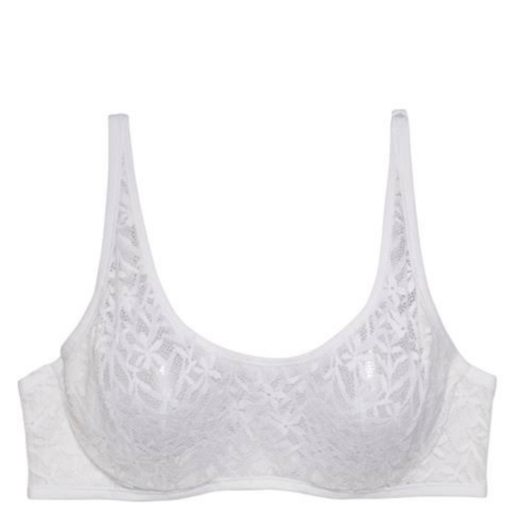 Natori White Lace Bra